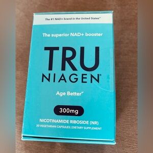 TRU Niagen 300mg 30 Vegetarian Capsules "Age Better" Exp 8/2028 SEALED